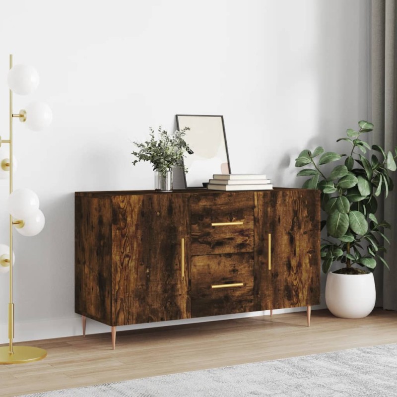 vidaXL Sideboard Räuchereiche 100x36x60 cm Holzwerkstoff vidaXL Sideboard Räuchereiche 100x36x60 cm Holzwerkstoff