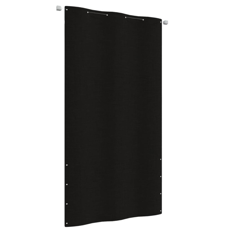 vidaXL Balkon-Sichtschutz Schwarz 120x240 cm Oxford-Gewebe vidaXL Balkon-Sichtschutz Schwarz 120x240 cm Oxford-Gewebe