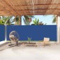 vidaXL Seitenmarkise Ausziehbar Blau 200x1000 cm vidaXL Seitenmarkise Ausziehbar Blau 200x1000 cm