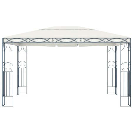vidaXL Pavillon 400 x 300 cm Cremeweiß