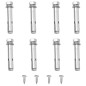 vidaXL Seitenmarkise Ausziehbar Braun 200x1000 cm vidaXL Seitenmarkise Ausziehbar Braun 200x1000 cm