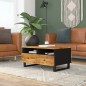 vidaXL Couchtisch 80x54x40 cm Massivholz Mango & Holzwerkstoff vidaXL Couchtisch 80x54x40 cm Massivholz Mango & Holzwerkstoff