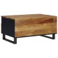 vidaXL Couchtisch 80x54x40 cm Massivholz Mango & Holzwerkstoff vidaXL Couchtisch 80x54x40 cm Massivholz Mango & Holzwerkstoff