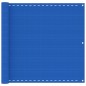 vidaXL Balkon-Sichtschutz Blau 90x400 cm HDPE vidaXL Balkon-Sichtschutz Blau 90x400 cm HDPE