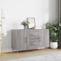 vidaXL Sideboard Grau Sonoma 100x36x60 cm Holzwerkstoff vidaXL Sideboard Grau Sonoma 100x36x60 cm Holzwerkstoff