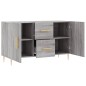 vidaXL Sideboard Grau Sonoma 100x36x60 cm Holzwerkstoff vidaXL Sideboard Grau Sonoma 100x36x60 cm Holzwerkstoff