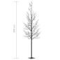 vidaXL Weihnachtsbaum 600 LEDs Bunt Kirschblüten 300 cm vidaXL Weihnachtsbaum 600 LEDs Bunt Kirschblüten 300 cm