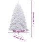 vidaXL Künstlicher Weihnachtsbaum Klappbar Beschneit 270 cm vidaXL Künstlicher Weihnachtsbaum Klappbar Beschneit 270 cm