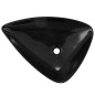 vidaXL Waschbecken Keramik Dreiecksform Schwarz 645 x 455 x 115 mm vidaXL Waschbecken Keramik Dreiecksform Schwarz 645 x 455 x 115 mm