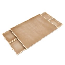 HI Puzzletisch mit 4 Schubladen 76x57x4,5 cm Holz  