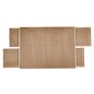 HI Puzzletisch mit 4 Schubladen 76x57x4,5 cm Holz HI Puzzletisch mit 4 Schubladen 76x57x4,5 cm Holz