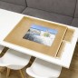HI Puzzletisch mit 4 Schubladen 76x57x4,5 cm Holz HI Puzzletisch mit 4 Schubladen 76x57x4,5 cm Holz
