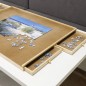 HI Puzzletisch mit 4 Schubladen 76x57x4,5 cm Holz HI Puzzletisch mit 4 Schubladen 76x57x4,5 cm Holz