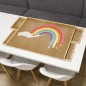 HI Puzzletisch mit 4 Schubladen 76x57x4,5 cm Holz HI Puzzletisch mit 4 Schubladen 76x57x4,5 cm Holz