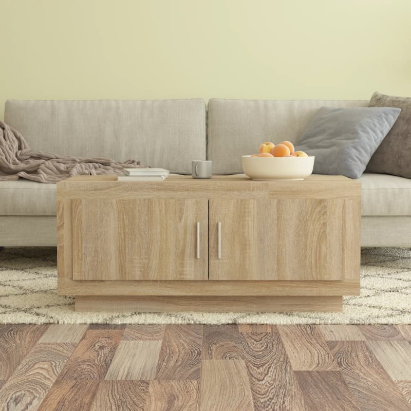 vidaXL Couchtisch Sonoma-Eiche 102x50x45 cm Holzwerkstoff vidaXL Couchtisch Sonoma-Eiche 102x50x45 cm Holzwerkstoff