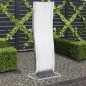 vidaXL Gartenbrunnen mit Pumpe Edelstahl 130 cm Geschwungen vidaXL Gartenbrunnen mit Pumpe Edelstahl 130 cm Geschwungen