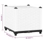 vidaXL Hochbeet 40x40x38 cm Polypropylen vidaXL Hochbeet 40x40x38 cm Polypropylen