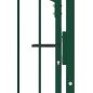 vidaXL Zauntor mit Spitzen Stahl 100x200 cm Grün vidaXL Zauntor mit Spitzen Stahl 100x200 cm Grün