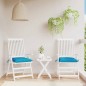 Stuhlkissen 2 Stk. Hellblau 40x40x7 cm Oxford-Gewebe Stuhlkissen 2 Stk. Hellblau 40x40x7 cm Oxford-Gewebe