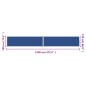 vidaXL Seitenmarkise Ausziehbar Blau 180x1200 cm vidaXL Seitenmarkise Ausziehbar Blau 180x1200 cm