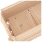 vidaXL Pflanzkübel 112x25x104,5 cm Massivholz Kiefer vidaXL Pflanzkübel 112x25x104,5 cm Massivholz Kiefer