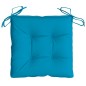 Stuhlkissen 2 Stk. Hellblau 40x40x7 cm Oxford-Gewebe Stuhlkissen 2 Stk. Hellblau 40x40x7 cm Oxford-Gewebe