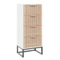 vidaXL Highboard Weiß 40x30x95 cm Holzwerkstoff vidaXL Highboard Weiß 40x30x95 cm Holzwerkstoff