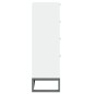 vidaXL Highboard Weiß 40x30x95 cm Holzwerkstoff vidaXL Highboard Weiß 40x30x95 cm Holzwerkstoff