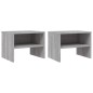 vidaXL Nachttische 2 Stk. Grau Sonoma 40x30x30 cm Holzwerkstoff vidaXL Nachttische 2 Stk. Grau Sonoma 40x30x30 cm Holzwerkstoff
