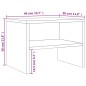 vidaXL Nachttische 2 Stk. Grau Sonoma 40x30x30 cm Holzwerkstoff vidaXL Nachttische 2 Stk. Grau Sonoma 40x30x30 cm Holzwerkstoff