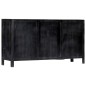 vidaXL Sideboard Schwarz 147 x 40 x 80 cm Massivholz Mango vidaXL Sideboard Schwarz 147 x 40 x 80 cm Massivholz Mango