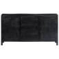 vidaXL Sideboard Schwarz 147 x 40 x 80 cm Massivholz Mango vidaXL Sideboard Schwarz 147 x 40 x 80 cm Massivholz Mango
