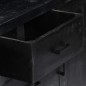 vidaXL Sideboard Schwarz 147 x 40 x 80 cm Massivholz Mango vidaXL Sideboard Schwarz 147 x 40 x 80 cm Massivholz Mango