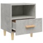 vidaXL Nachttisch Betongrau 40x35x47 cm vidaXL Nachttisch Betongrau 40x35x47 cm