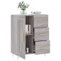 vidaXL Sideboard Grau Sonoma 69,5x34x90 cm Holzwerkstoff vidaXL Sideboard Grau Sonoma 69,5x34x90 cm Holzwerkstoff