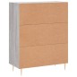 vidaXL Sideboard Grau Sonoma 69,5x34x90 cm Holzwerkstoff vidaXL Sideboard Grau Sonoma 69,5x34x90 cm Holzwerkstoff