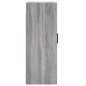 vidaXL Wandschrank Grau Sonoma 69,5x34x90 cm Holzwerkstoff vidaXL Wandschrank Grau Sonoma 69,5x34x90 cm Holzwerkstoff