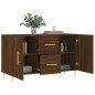 vidaXL Sideboard Braun Eichen-Optik 100x36x60 cm Holzwerkstoff vidaXL Sideboard Braun Eichen-Optik 100x36x60 cm Holzwerkstoff