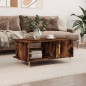 vidaXL Couchtisch Räuchereiche 90x50x40 cm Holzwerkstoff vidaXL Couchtisch Räuchereiche 90x50x40 cm Holzwerkstoff