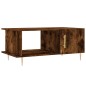 vidaXL Couchtisch Räuchereiche 90x50x40 cm Holzwerkstoff vidaXL Couchtisch Räuchereiche 90x50x40 cm Holzwerkstoff