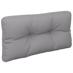Palettenkissen Grau 80x40x12 cm Stoff