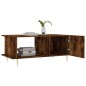 vidaXL Couchtisch Räuchereiche 90x50x40 cm Holzwerkstoff vidaXL Couchtisch Räuchereiche 90x50x40 cm Holzwerkstoff