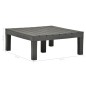 vidaXL Gartentisch Anthrazit 78×78×31 cm Kunststoff vidaXL Gartentisch Anthrazit 78×78×31 cm Kunststoff