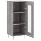 vidaXL Sideboard Grau Sonoma 34,5x34x90 cm Holzwerkstoff vidaXL Sideboard Grau Sonoma 34,5x34x90 cm Holzwerkstoff