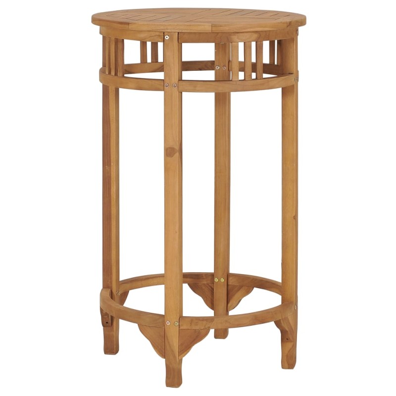 vidaXL Bartisch Ø 60 cm Massivholz Teak vidaXL Bartisch Ø 60 cm Massivholz Teak