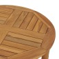 vidaXL Bartisch Ø 60 cm Massivholz Teak vidaXL Bartisch Ø 60 cm Massivholz Teak