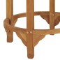 vidaXL Bartisch Ø 60 cm Massivholz Teak vidaXL Bartisch Ø 60 cm Massivholz Teak