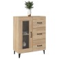 vidaXL Sideboard Sonoma-Eiche 69,5x34x90 cm Holzwerkstoff vidaXL Sideboard Sonoma-Eiche 69,5x34x90 cm Holzwerkstoff