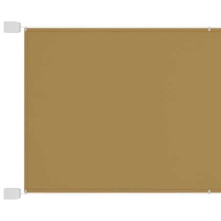 vidaXL Senkrechtmarkise Beige 140x1000 cm Oxford-Gewebe