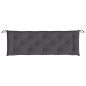 Gartenbank-Auflage Anthrazit 150x50x7 cm Oxford-Gewebe Gartenbank-Auflage Anthrazit 150x50x7 cm Oxford-Gewebe